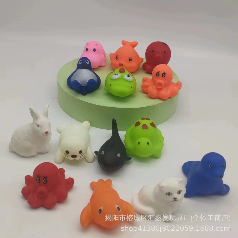 Игрушка для купания малыша из пластика, для игры в воде, антистресс