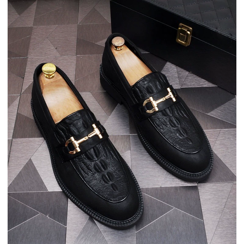 Мужская деловая повседневная крокодиловая узорчатая тенденция