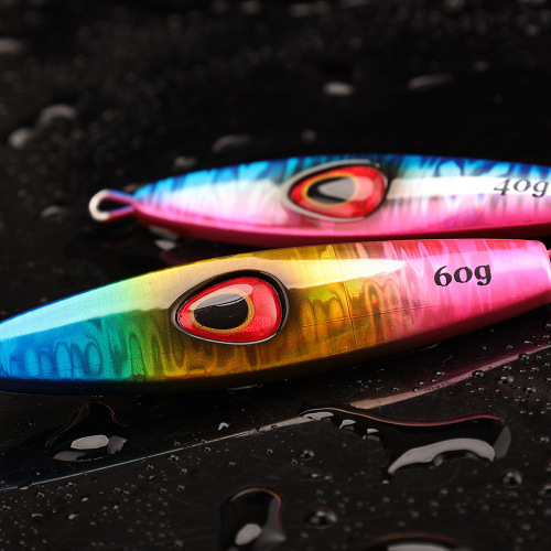 40g 60g 80g export cross-border quality offshore fishing slow-rolling iron plate lure boat fishing false bait lead fish