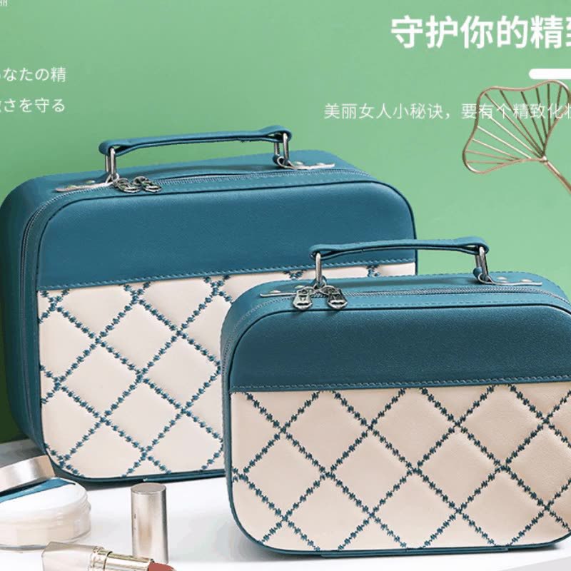 Nuevo regalo de mano caja cosmética festiva caja de almacenamiento portátil de gran capacidad para mujeres caja de tatuaje portátil multifuncional