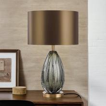 美式简约奢华琉璃创意台灯现代设计师客厅卧室床头装饰台灯