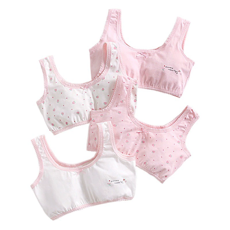 Нижнее белье для девочек, развивающие студенты 2023, Летний Новый хлопковый детский жилет, хлопковый топ из лайкры и хлопка