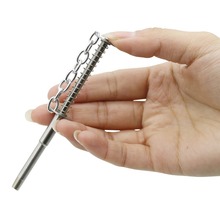 养蜂工具不锈钢吸粉器按压式巢框打钉器不锈钢养蜂设备养蜂人工具