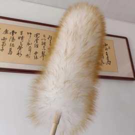 厂家用清洁羊毛掸子无静电除尘刷家用车用扫灰尘扫房吸尘鸡毛掸子