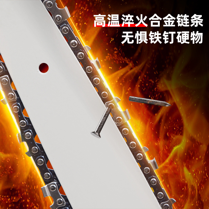 Sierra eléctrica recargable sierra eléctrica de litio sierra de cadena eléctrica portátil hogar al aire libre inalámbrico pequeña sierra árbol de tala Sierra de poda de árboles