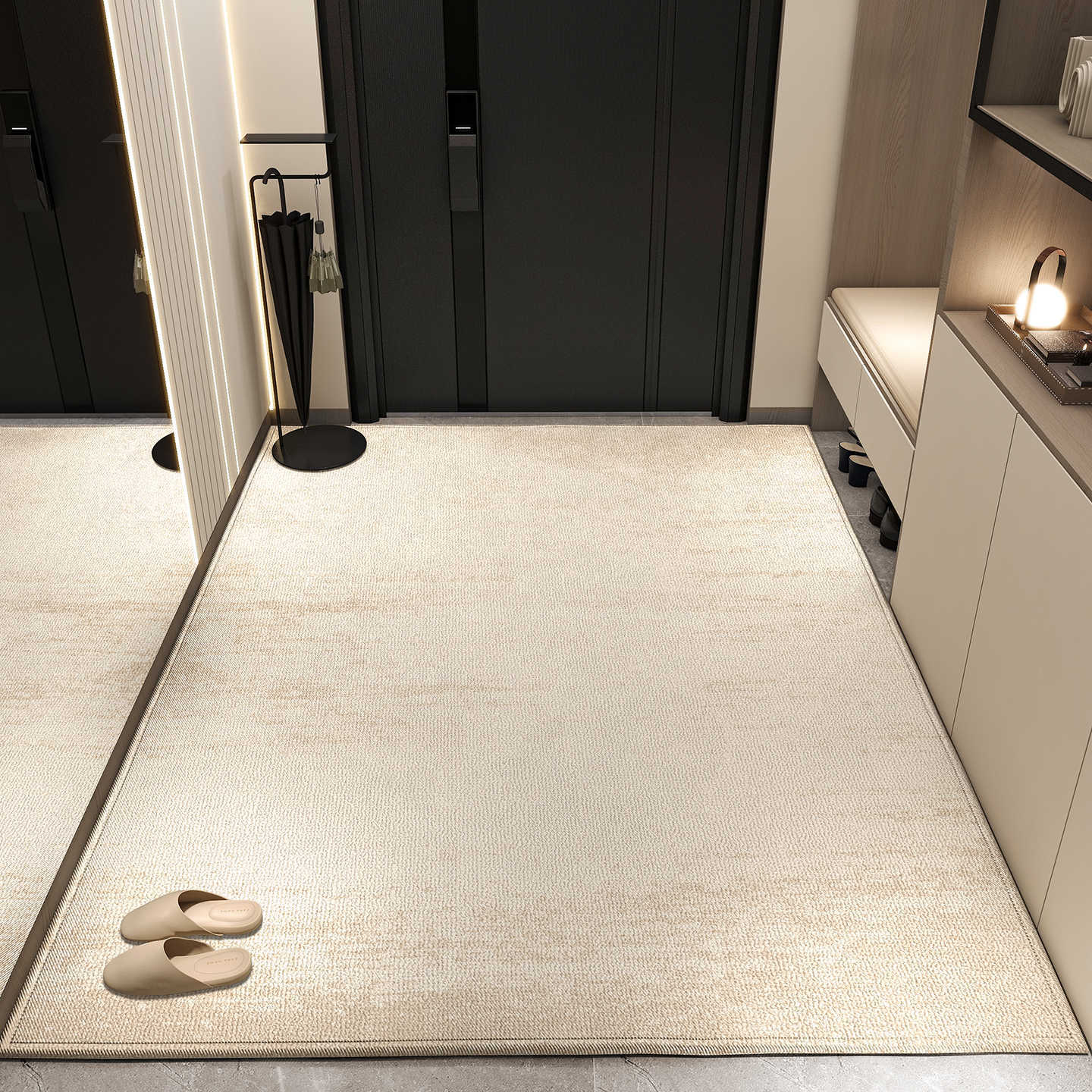 Alfombra de puerta de entrada alfombra de puerta de entrada alfombra de puerta de alta calidad alfombra de puerta doméstica portable de lujo ligero alfombra de pie alfombra de pie