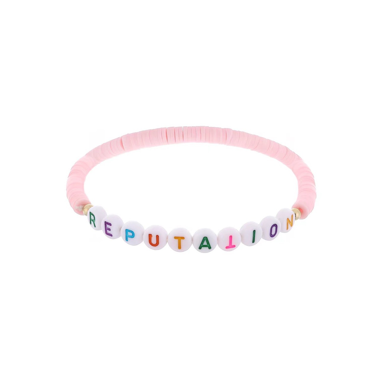 Pulsera de carta colorida pulsera de cerámica suave 12 Taylor pulsera elástica pulsera joyería amante