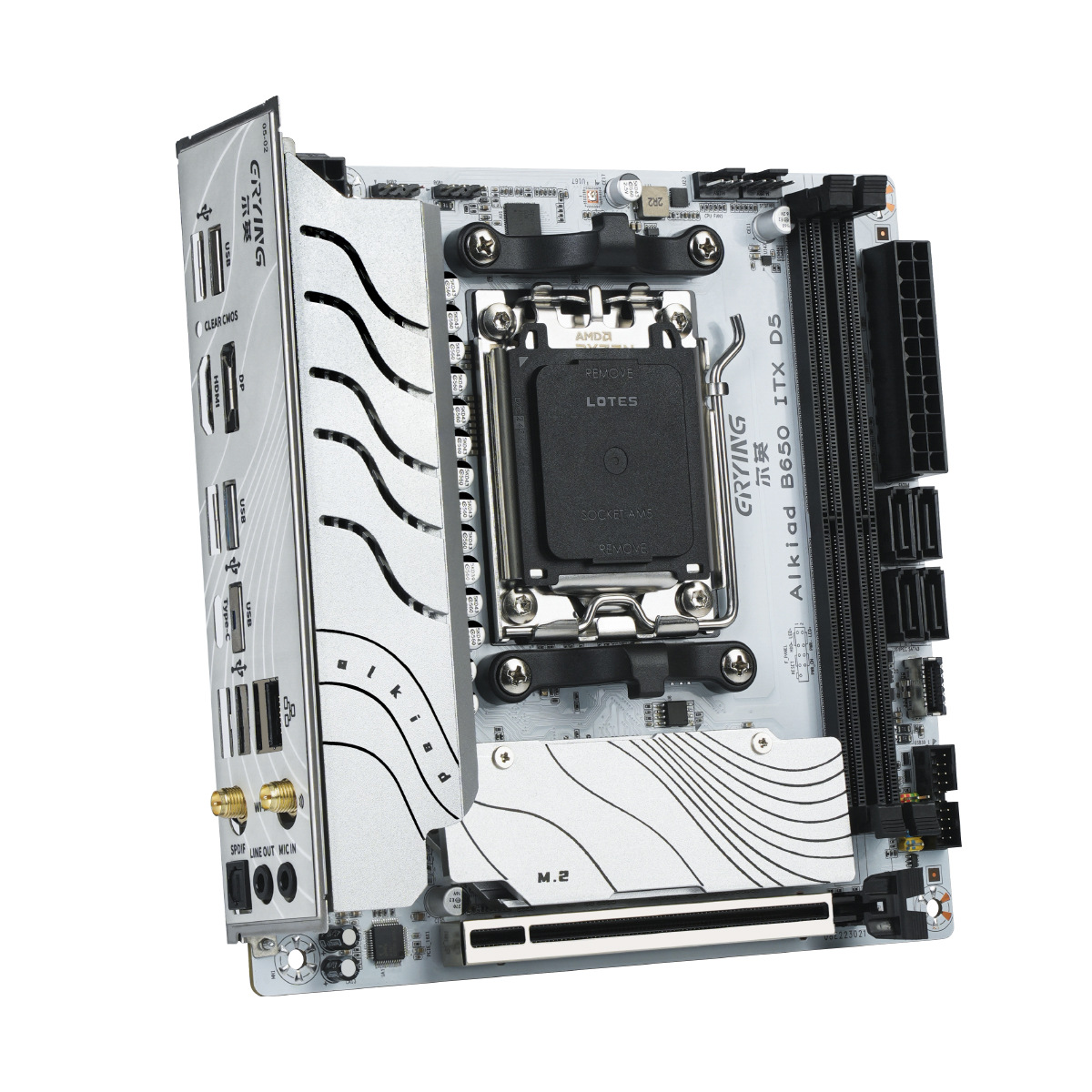 AMD Yaoguang B650i Alkiad motherboard new itx mini desktop computer Ryzen AM5 CPU
