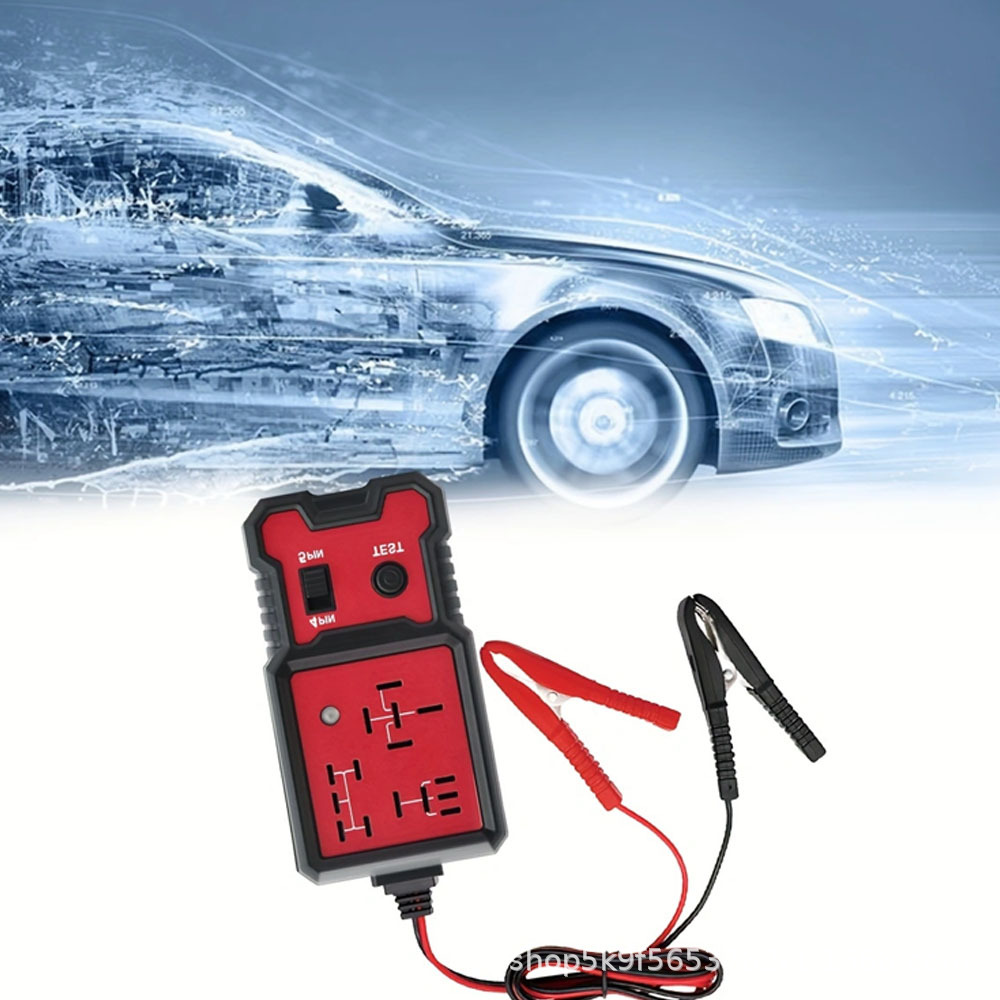 Red Relay Tester 12V Universal Electronic Car Circuit Detector Battery Checker