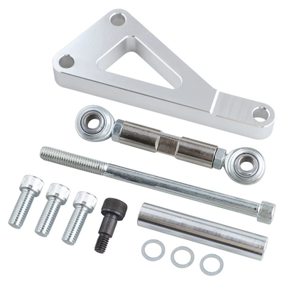 Sbc Alternator Bracket Long Water Pump Aluminum Kit Suitable for Chevrolet Sbc 350 Small Engines (Other starting systems) - silver