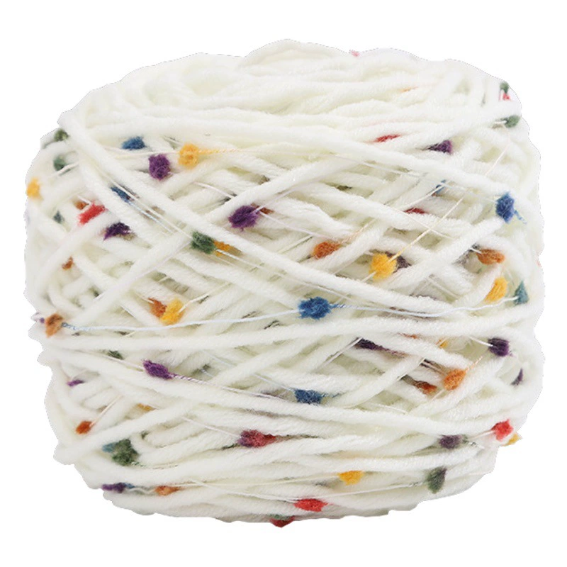 2022 новая Радужная шапочка линия шарфа ручной работы DIY Радужный сахар ручная Смешанная линия оптовая продажа с фабрики шерсть