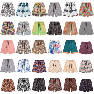 Cross-Border Foreign Trade European and American Size Trendy Brand Personalized 3D Printed Men's and Women's Fancy Printed Casual Beach Shorts Wholesale