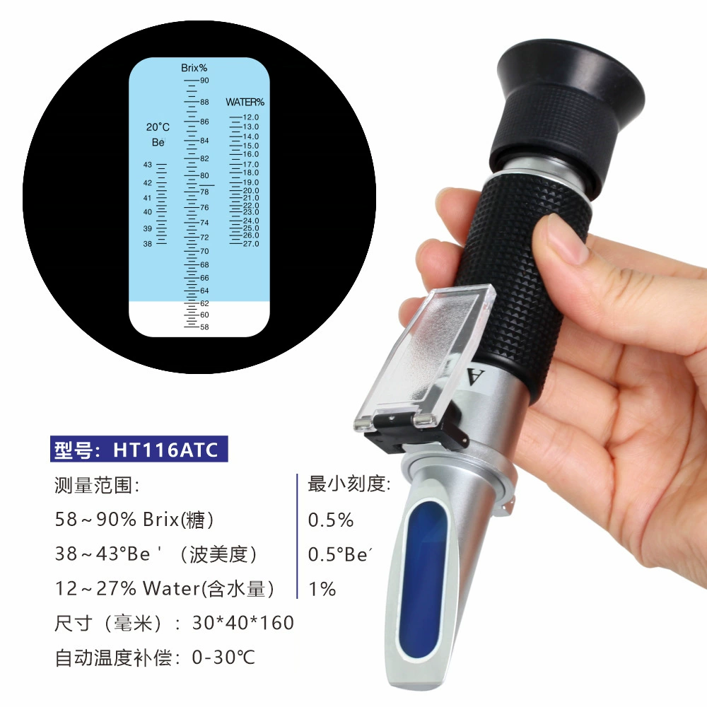 Детектор сахара в меде Тестер меда Po Bemeetter Измеритель концентрации меда измеритель влажности сахара