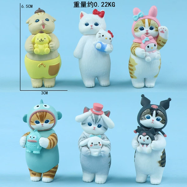 Shark Y cat Sanrio 6 models