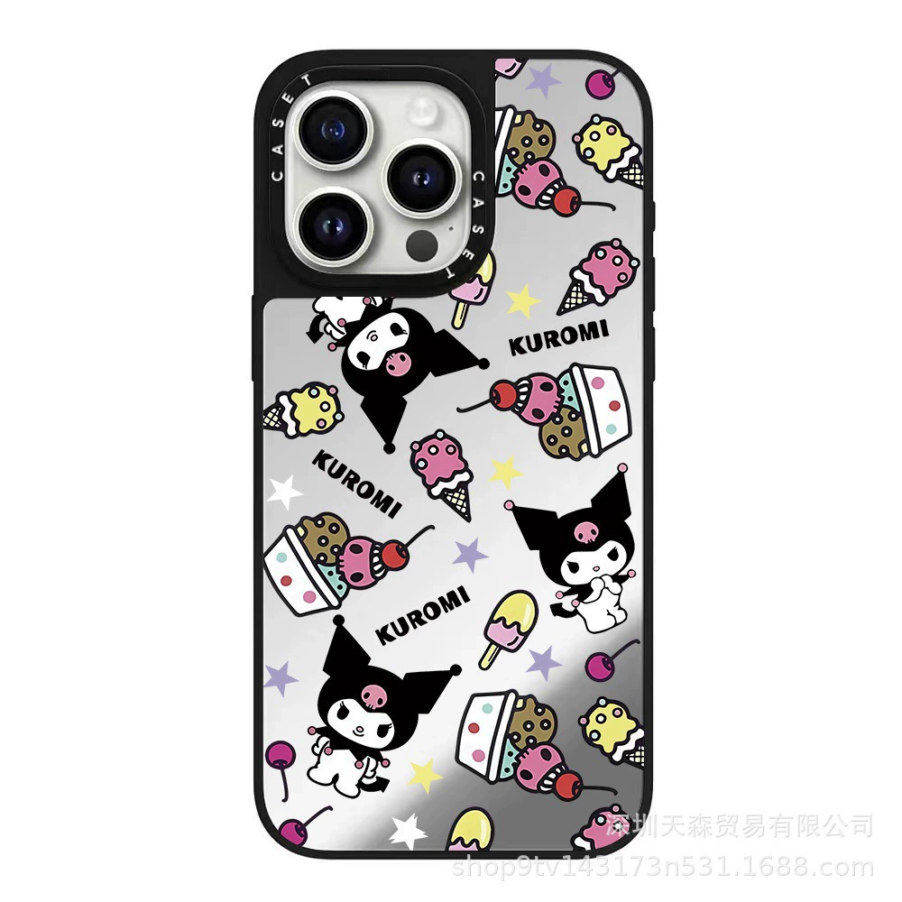 Чехол для совместимого iPhone 16 Pro/16 Pro Max, зеркальный эффект