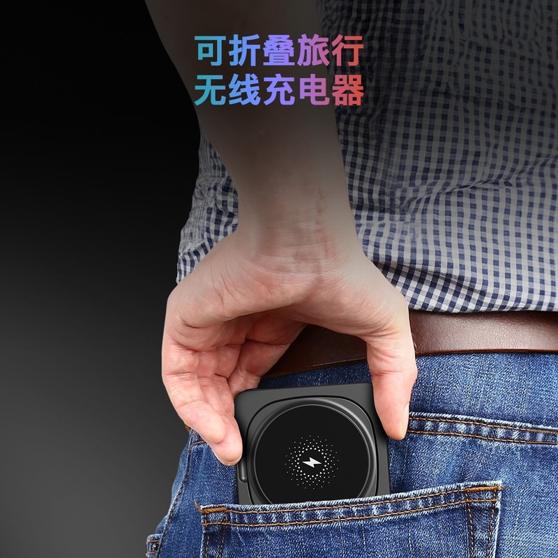 Apple Watch ヘッドセットワイヤレス充電に適したクロスボーダーポータブルスリーインワンワイヤレス充電器携帯電話高速充電スタンド|undefined