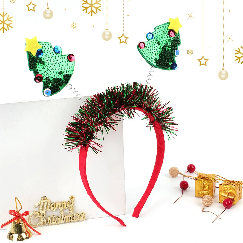 Children's hairgrip with bow, Christmas headband, cute hair accessory, European style, dress up