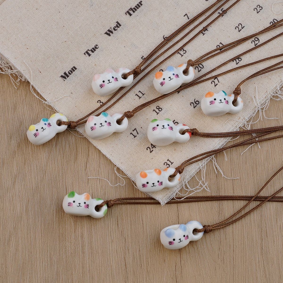 1516-01 고양이 머리 혼합 색상