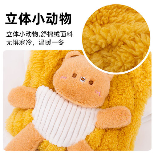 Three-dimensional small animal dog winter clothes for traction autumn and winter small dogs warm two-legged fleece pet dog clothing