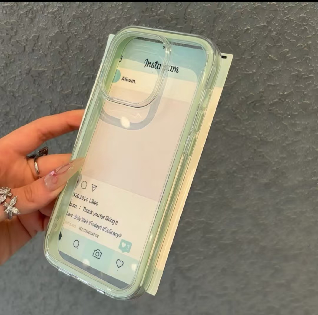 Ins High Transparency Suitable for Opporeno13Pro Mobile Phone Case Reno12/11/A97 New A58A57