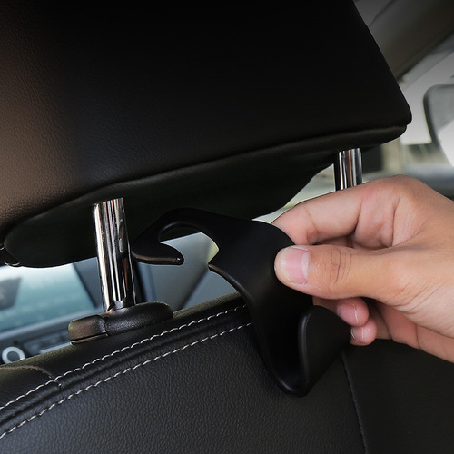 Car seatback hidden hook for hanging items, headrest seatback car accessories small hook