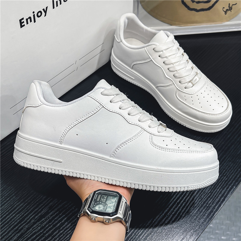 2026 primavera zapatos de hombre nuevos zapatos transpirables de la fuerza aérea zapatos blancos clásicos de todos los tipos de zapatos deportivos casuales de estudiantes de moda skate