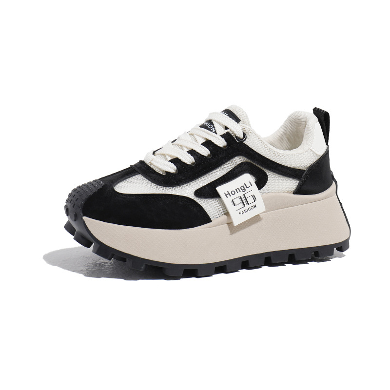 Sommer 2025 Neue koreanische Version Atmungsaktive Damen Trend Student Lauf-Sportschuhe HL875-3_voghion.com