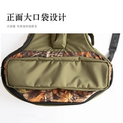 Multi-functional bow and arrow storage bag, double shoulder canvas arrow bag, large capacity hunting bow bag, wear-resistant bow quiver, T-shaped arrow bag