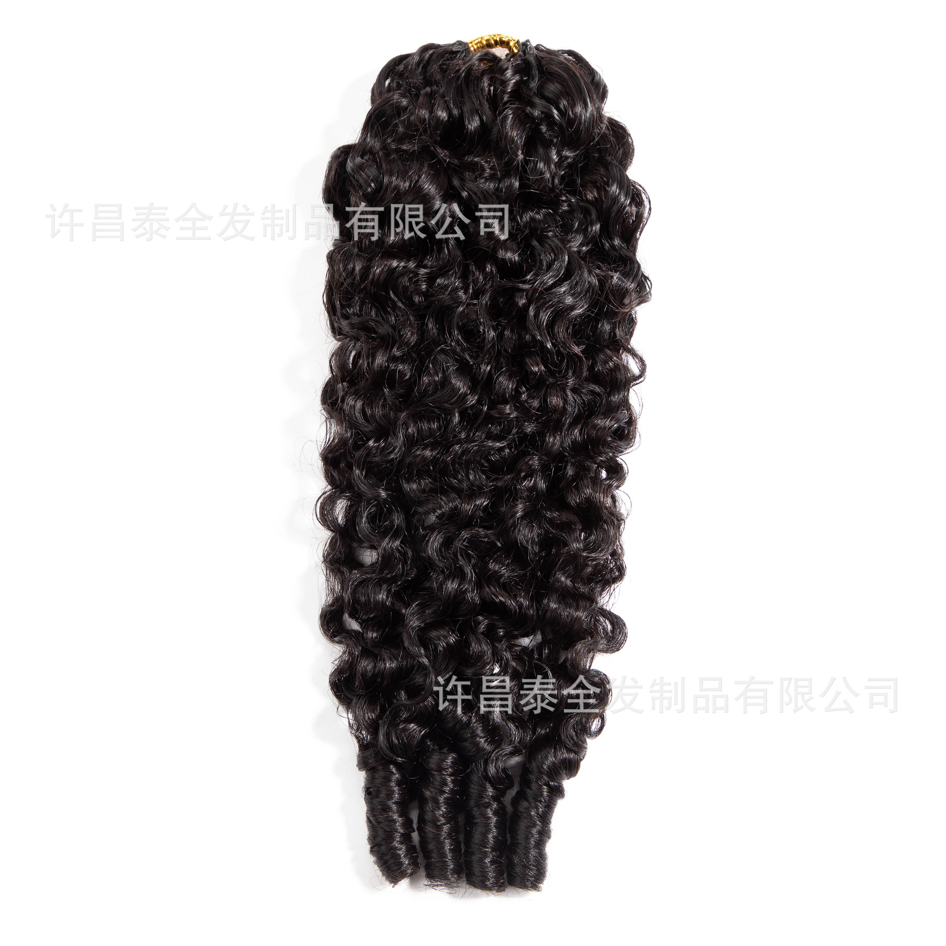 Extensiones de Cabello Humano Rizado de Pluma