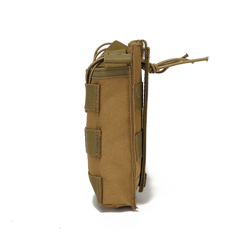 Bolsa de cartucho triple Chaleco de campo Molle bolsa de accesorios táctica bolsa de artículos diversos bolsa triple bolsa de almacenamiento bolsa de la máquina
