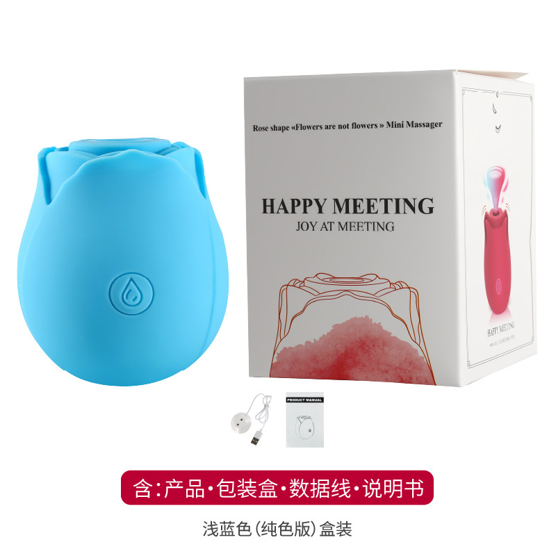 Rose Chucker Meet Huevo Femenino Vibrator Masturbador Teppos Tease Adultos al por mayor