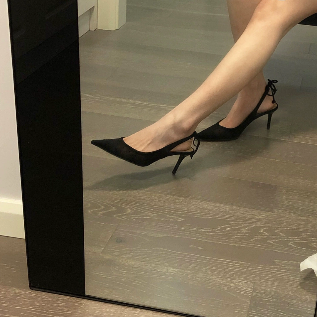 Три варианта высоты каблука, всегда найдётся подходящий для вас ~ Женские летние босоножки на шпильке с бантом из натуральной кожи