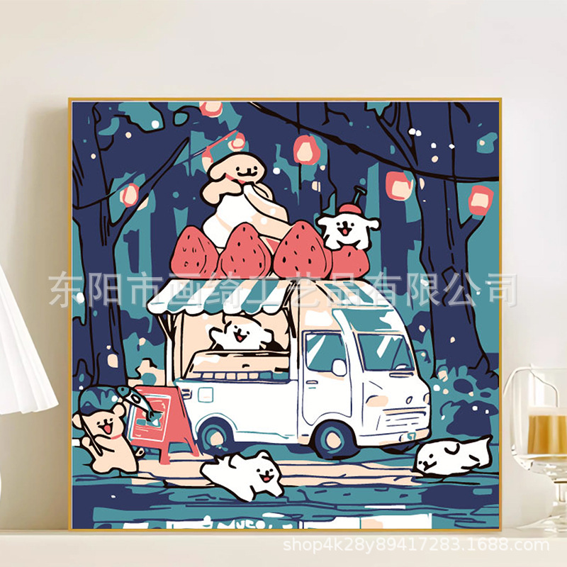 LL268 / 20*20CM（画笔+颜料+绷好内框）