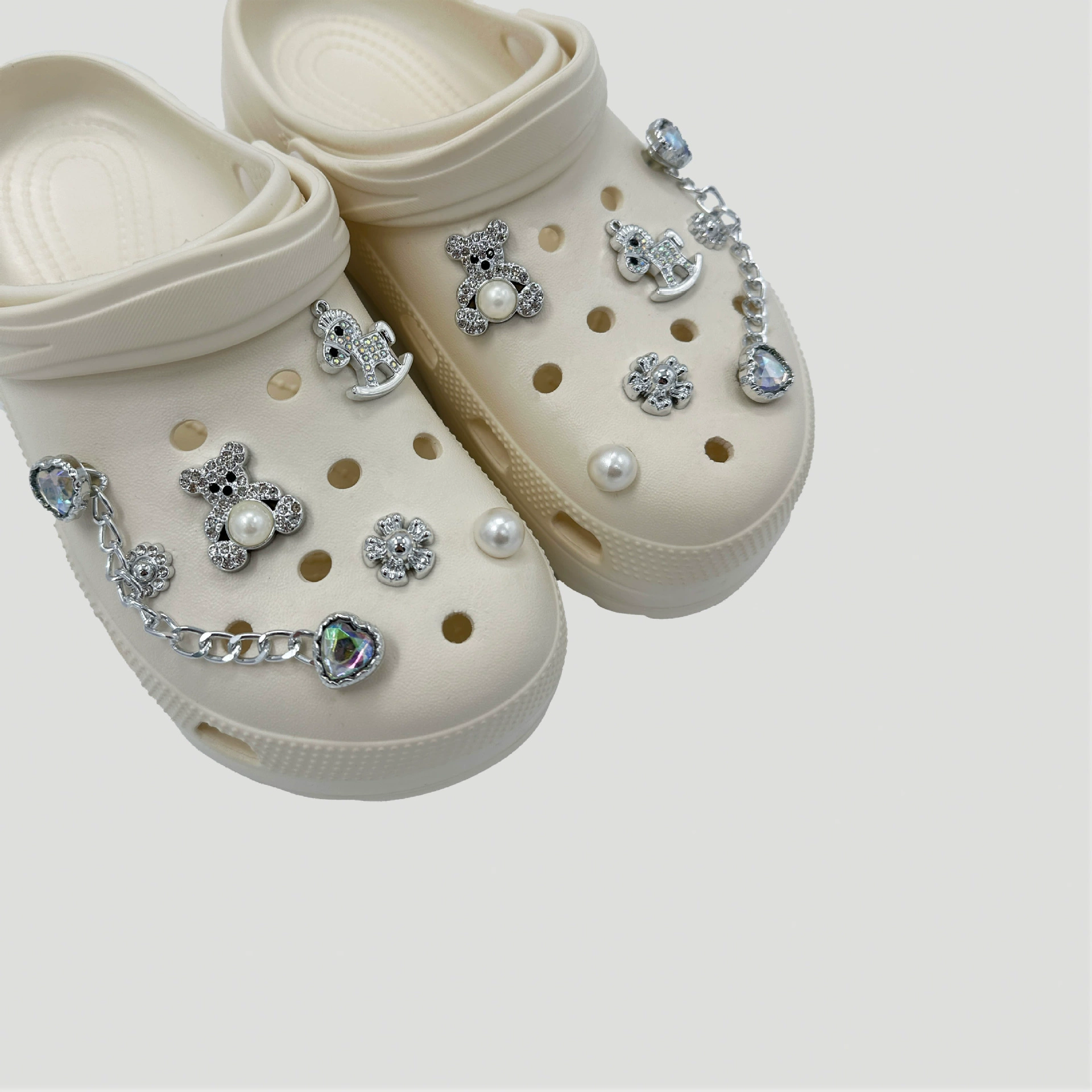 Трехмерные тапочки в стиле Crocs, обувной пряжка, аксессуар, принадлежности, бижутерия, DIY, 3D