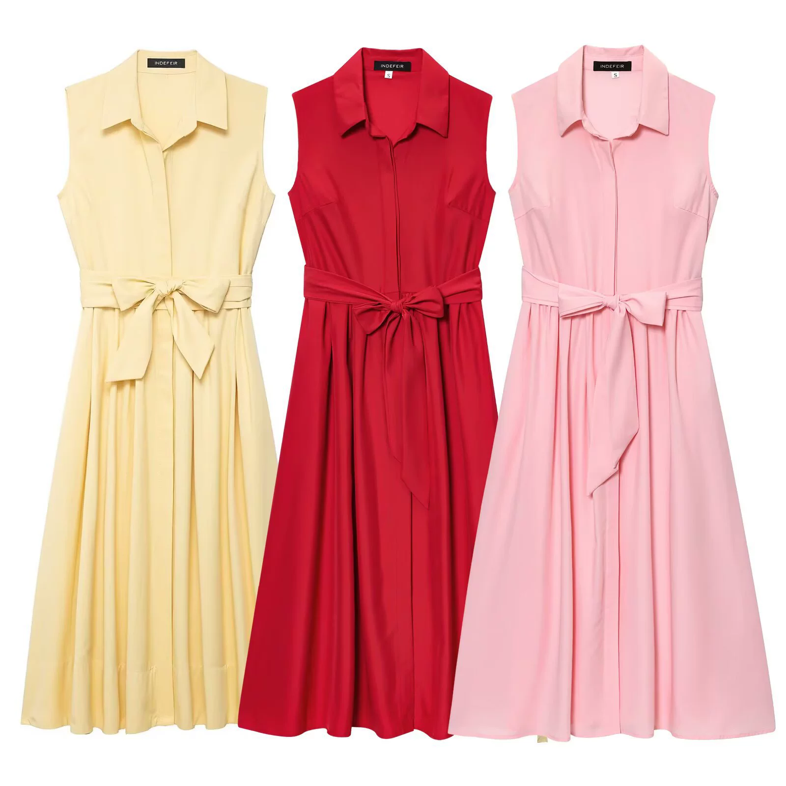 Летнее платье-рубашка PB&ZA для женщин 2025 года, новая мода, элегантный пояс, лацканы, артикул 4043072