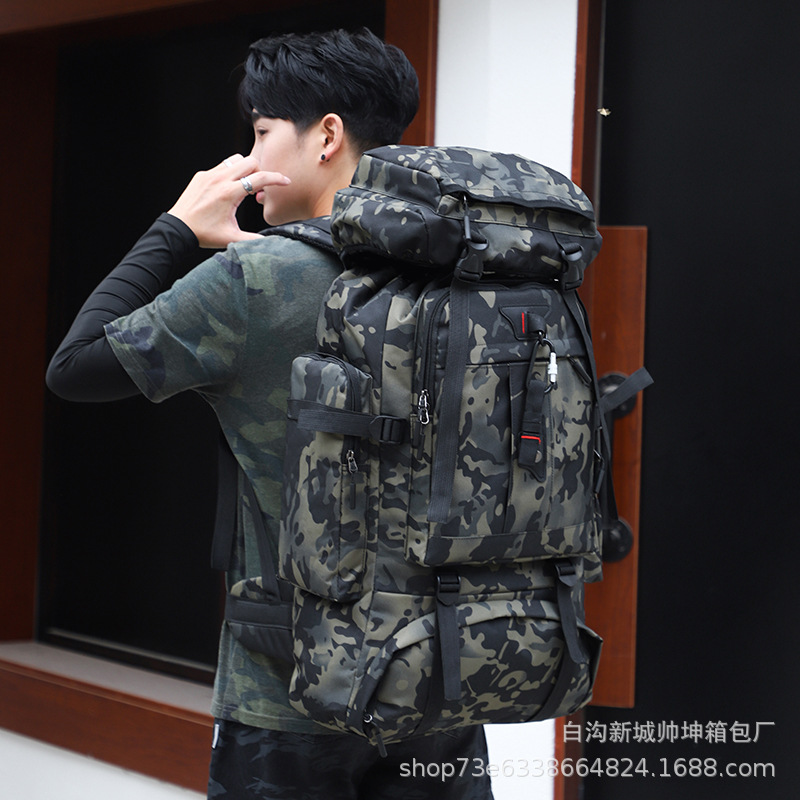 Transfronteriza de carga USB mochila impermeable al aire libre camuflaje ocio montañismo bolsa hombres camping bolsa de viaje