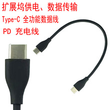 适用Beats BOSE蓝牙耳机PD充电线OTG typec数据线麦克风otg30cm