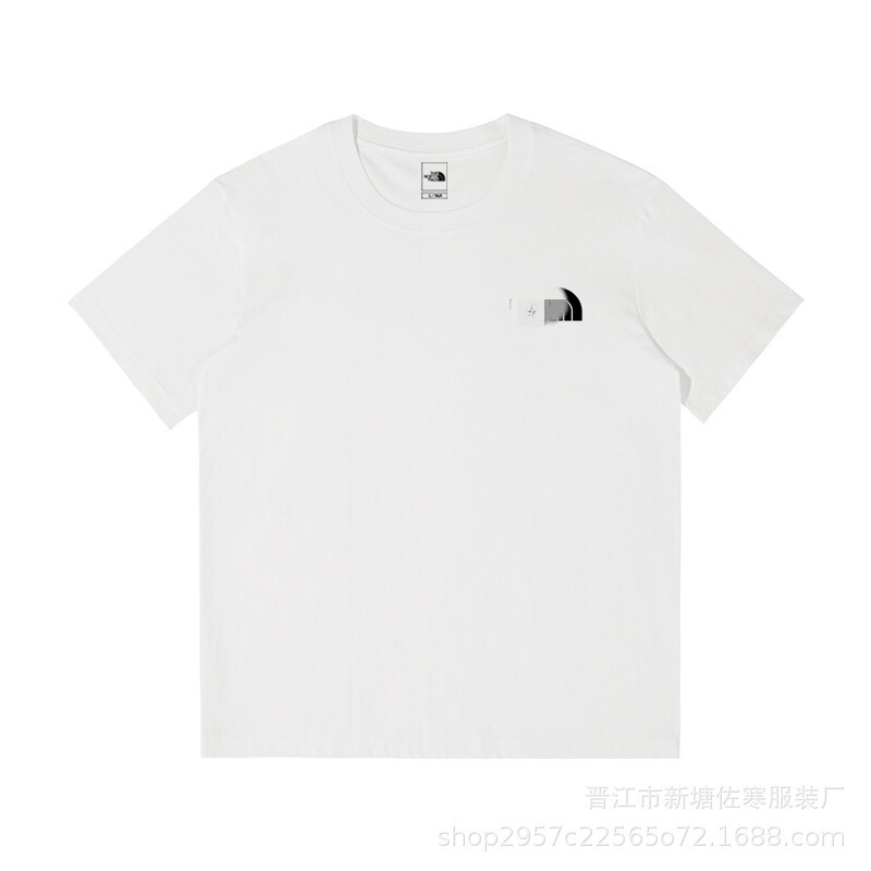 2026 North Face Men's and Women's 230g Heavyweight Pure Cotton Short-Sleeve Sports Couple's Pure Cotton Solid Color Loose T-Shirt European Size 2026 North Face Men's and Women's 230g Heavyweight Pure Cotton Short-Sleeve Sports Couple's Pure Cotton Solid Color Loose T-Shirt European Size