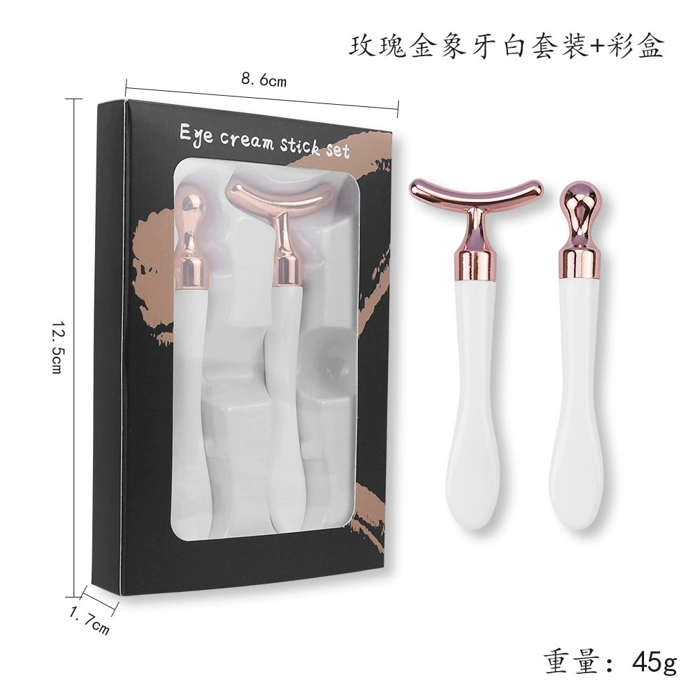 Crema de ojos transfronteriza Stick de masaje Crema de ojos Esencia de crema de ojos Introducción Palo de aplicación Herramienta de cuchara de belleza