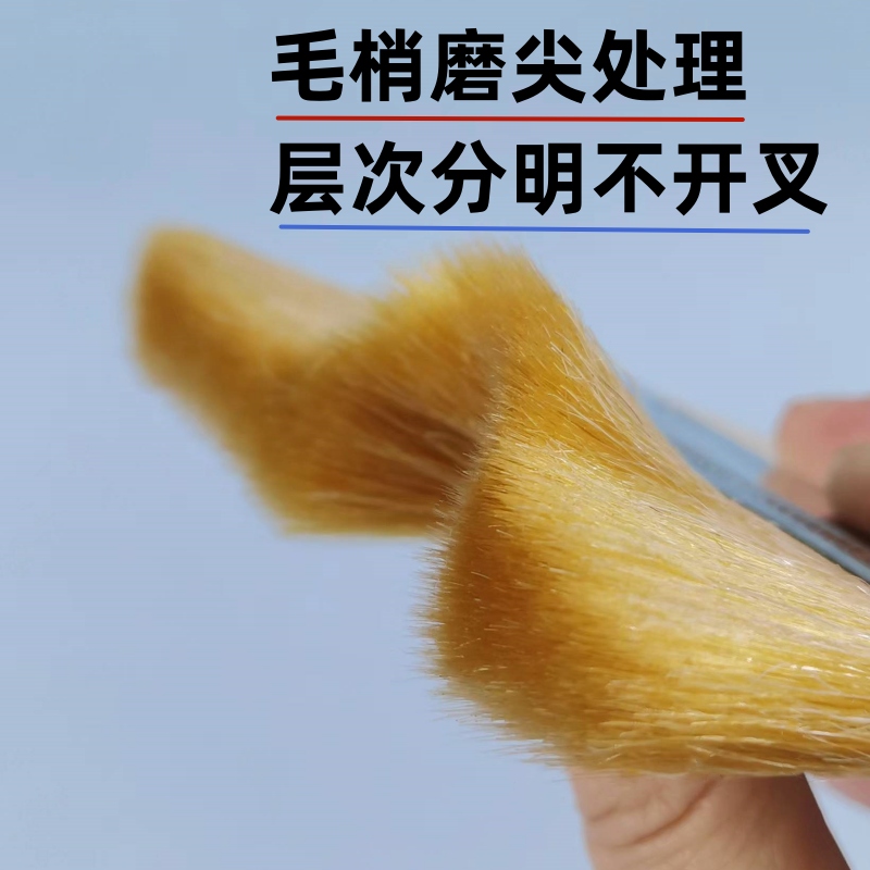 批发羊毛刷软毛刷红羊毛油漆刷子加厚毛刷子乳胶漆刷扫灰刷子木柄