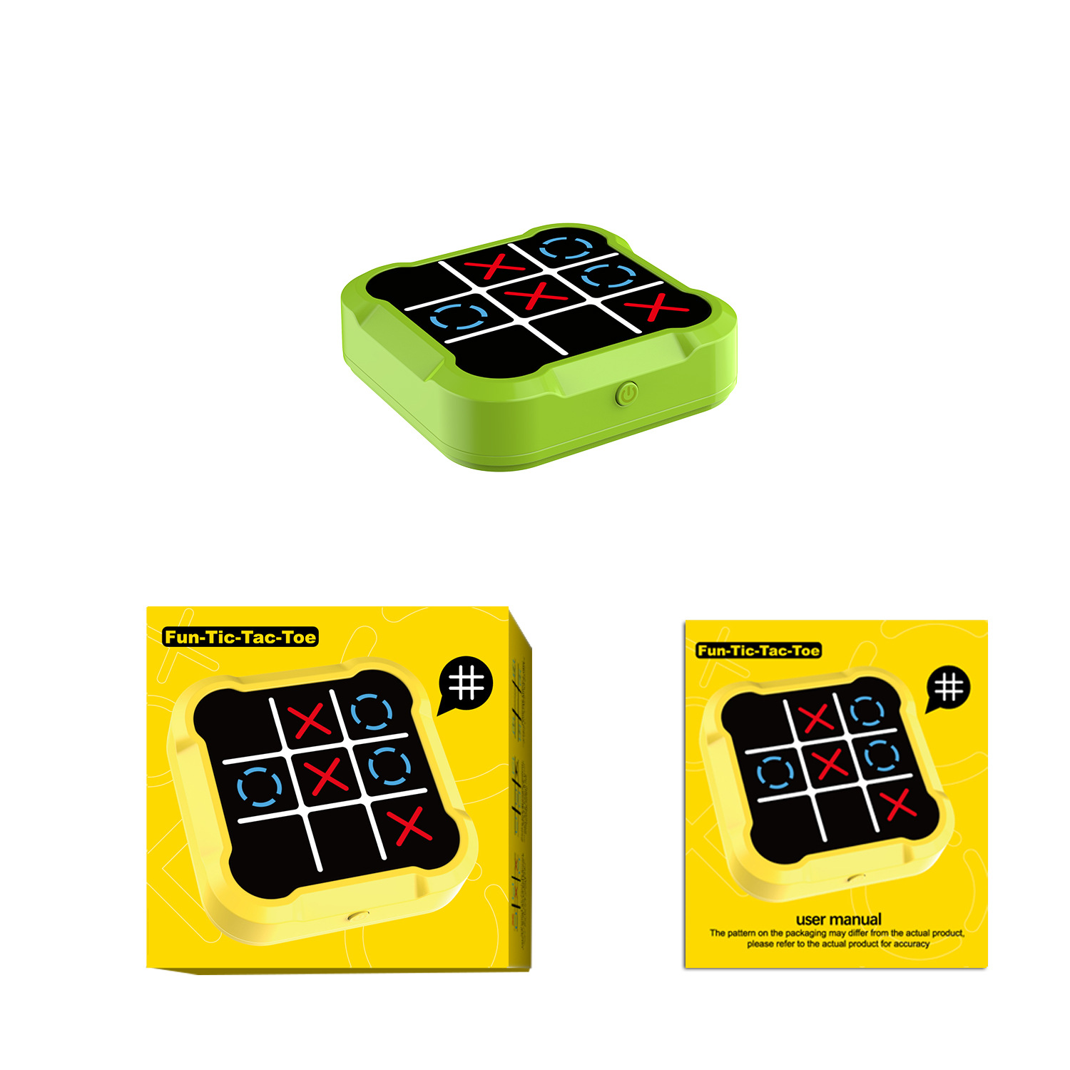 Super Tic Tac Tac Toys educativos para niños Juego de mesa familiar interactivo entre padres e hijos Juguetes de juegos de mesa portátiles todo en uno