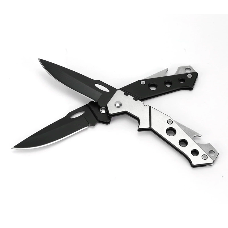 Small handheld fruit pocket knife with key for home use