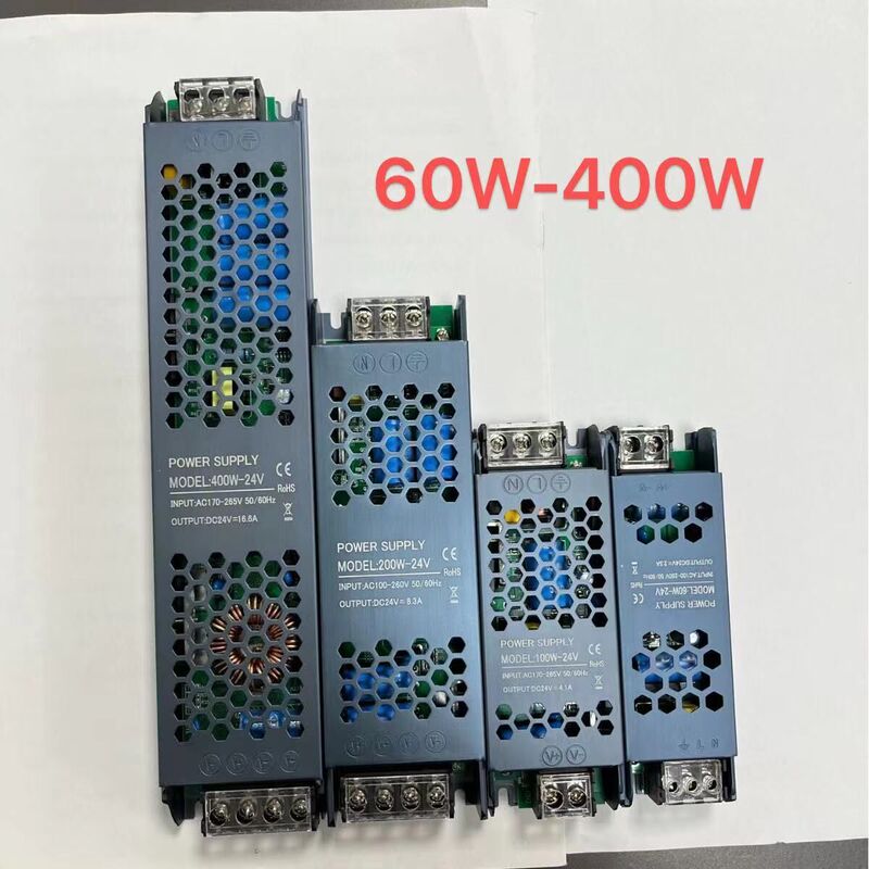 Led Switching Power Supply 100-240V to 12V24V Advertising Light Box Light Strip Power Supply Light Strip Dc Voltage Stabilization