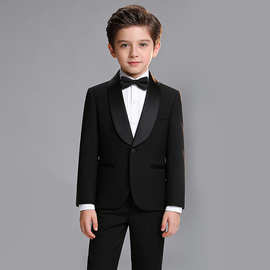 跨境外贸小西装套装礼服小男童西服绅士外套英伦简约儿童英伦风
