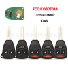 Suitable for Douclazler's remote control car key ID46 chip kobdt04a 315/433MHz