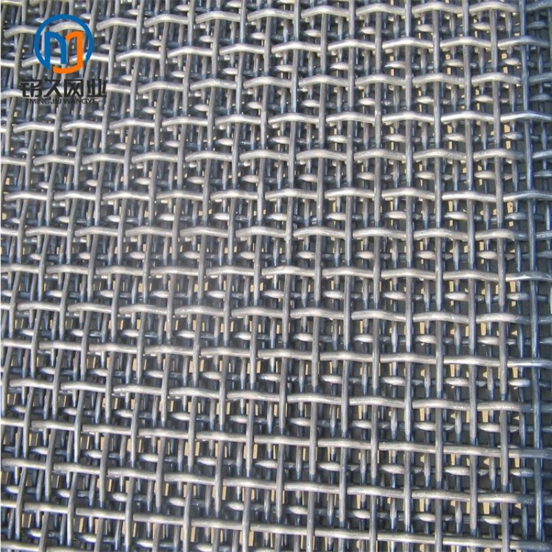 钢丝编织网 矿山用黑钢轧花网不锈钢方眼筛网片 盘条振动筛良好恒