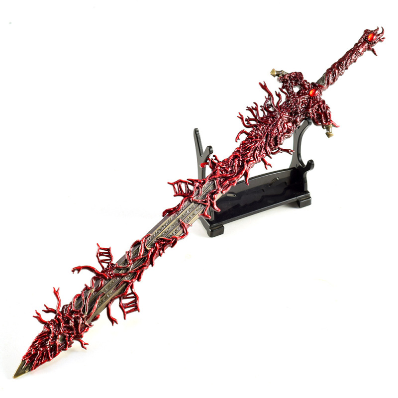 艾尔登游戏周边武器模型亵渎圣剑30CM全金属工艺品玩具刀剑|undefined