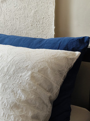 Minimalist Wabi-Sabi Style 4-Piece Set 100% Cotton Pure Cotton Linen Texture Bedding Set - Simple Natural Cotton Quilt Cover and Sheet Set, Four-Season Bedding