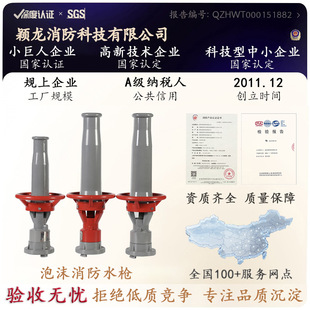 2.5inch Pq4-8 Type Fire Air Foam Gun Portable Foam Factory Direct Sales Dn65 Foam Fire Water Gun