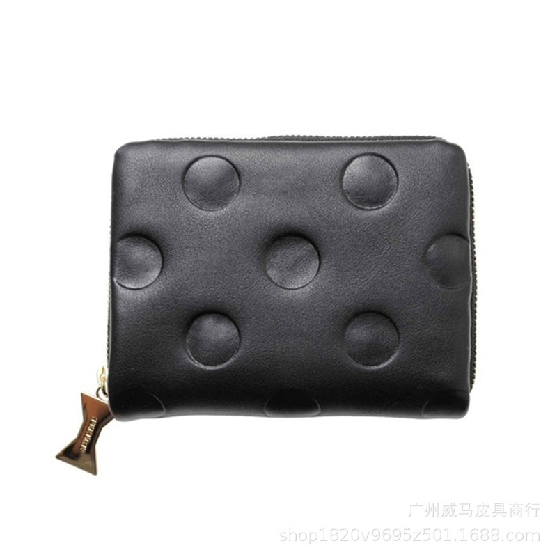 Women's Genuine Leather Short Wallet Shaving Circle Creative Cowhide Two-fold Wallet Coin Bag Girl's Small Wallet Clip Women's Genuine Leather Short Wallet Shaving Circle Creative Cowhide Two-fold Wallet Coin Bag Girl's Small Wallet Clip